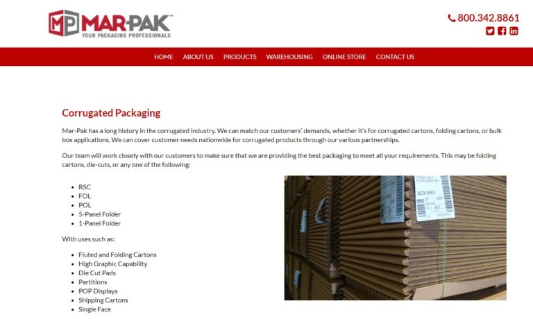 Corrugated Box Companies Listings